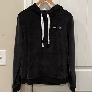 Calvin Klein Women’s Sleepwear Hoodie Size Medium Black